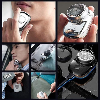 New Upgrade Mini Electric Razor for Men – Powerful Rechargeable Shaver